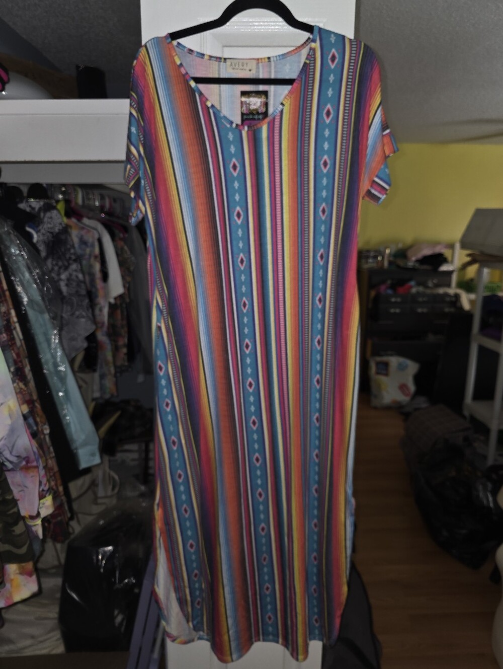 Avery Striped Maxi Dress
